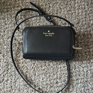 Kate Spade Black Leather Crossbody Bag